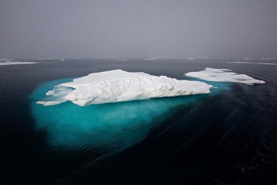 Togo iceberg in a dark water 900x600